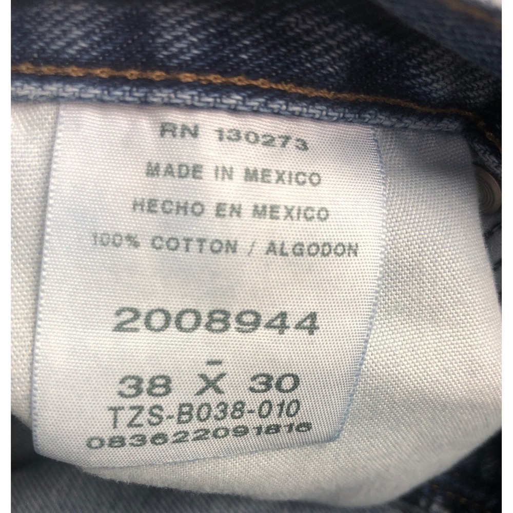 Lee Regular Fit Men's Blue Denim Jeans Size 38x30 Bootcut‎ Casual Workwear - Picture 4 of 10